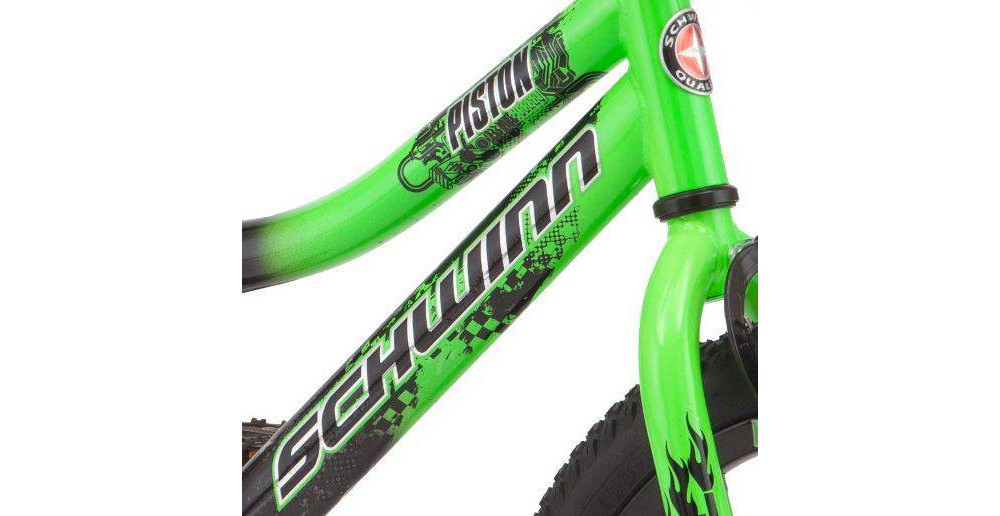 slide 9 of 11, Schwinn Piston 16" Boys' Bike - Green, 1 ct