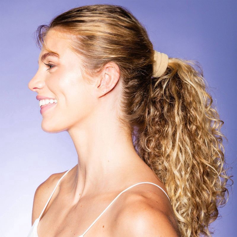 slide 5 of 5, Gimme Beauty Thick Extra Stretch Hair Band - 6pk - Blonde, 6 ct
