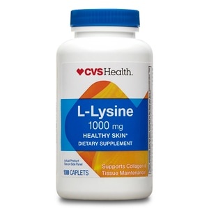 slide 1 of 1, CVS Health L-Lysine Caplets, 100 ct; 1000 mg