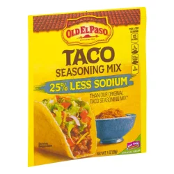 Old El Paso Taco Seasoning Mix 25% Less Sodium Packet