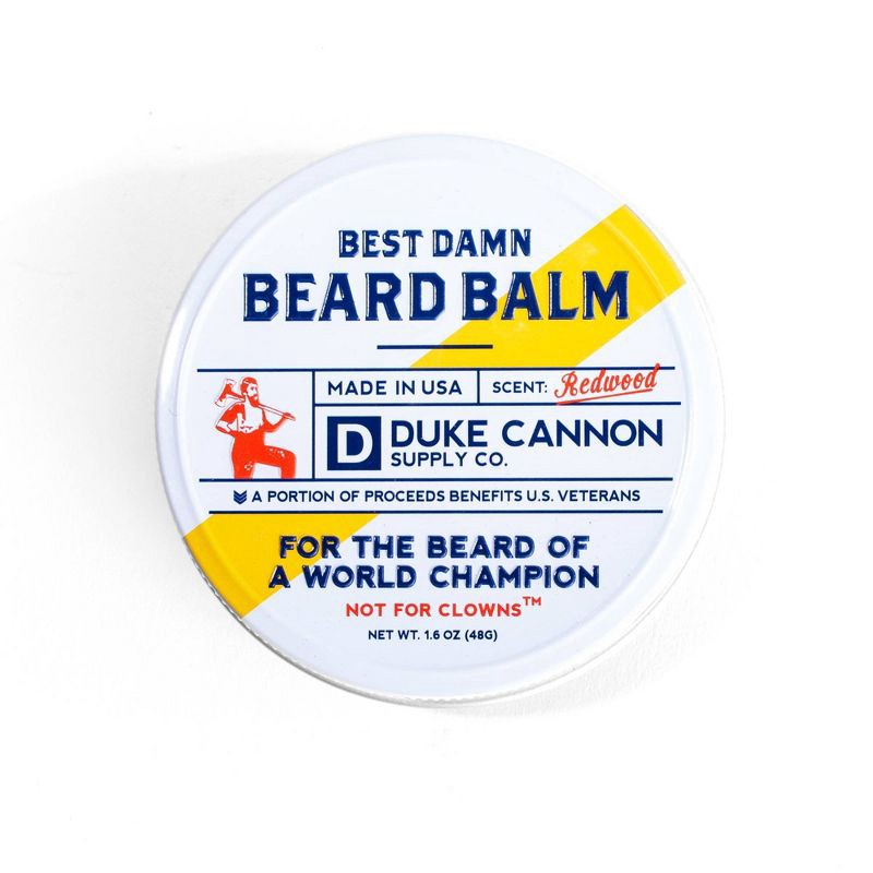 slide 1 of 4, Duke Cannon Supply Co. Best Redwood Damn Beard Balm - 1.6oz, 1.6 oz