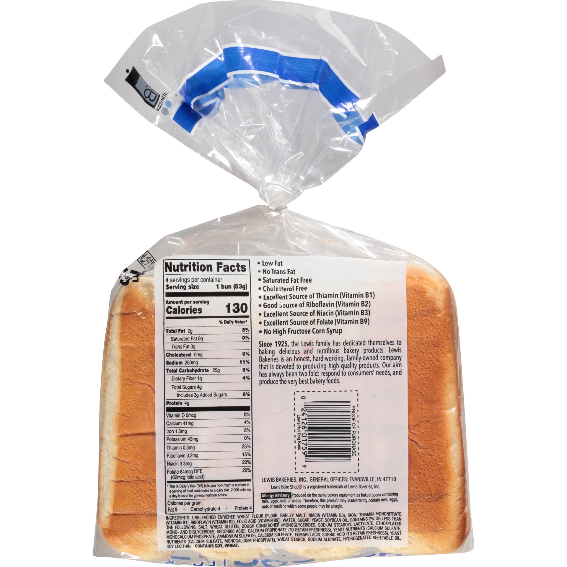 slide 8 of 8, Lewis Buns 7.5 oz, 7.5 oz