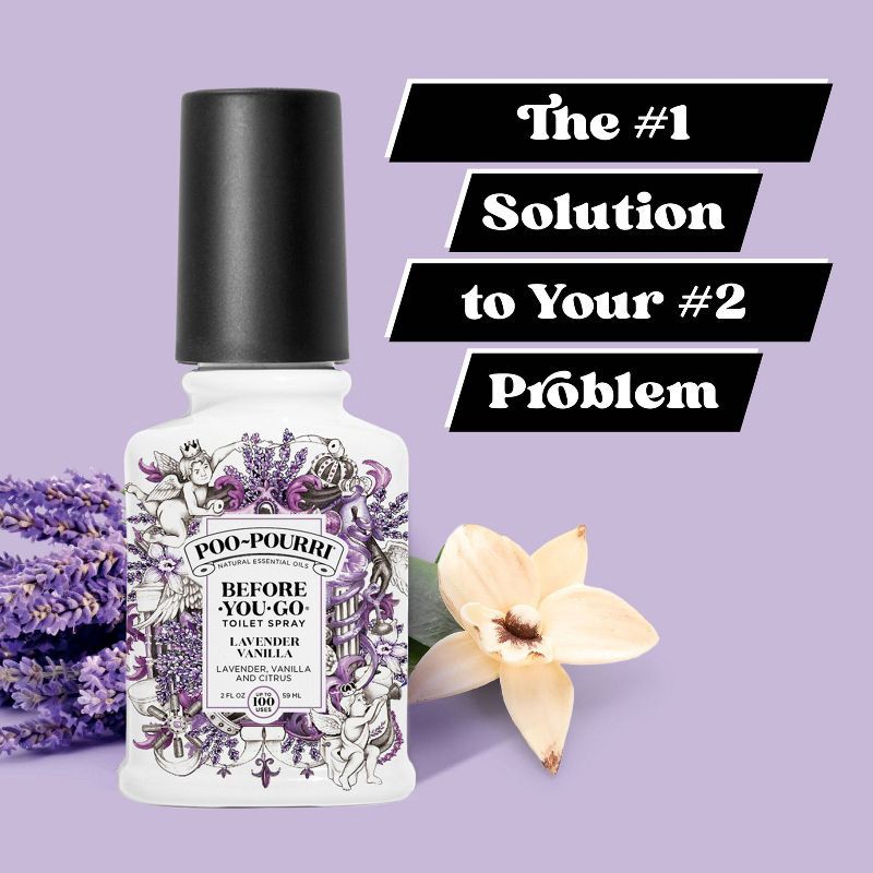 slide 14 of 24, Poo-Pourri Before-You-Go Lavender Vanilla and Citrus Toilet Spray, 1 ct