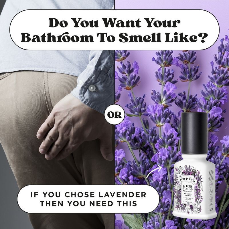 slide 9 of 23, Poo-Pourri Before-You-Go Lavender Vanilla and Citrus Toilet Spray, 1 ct