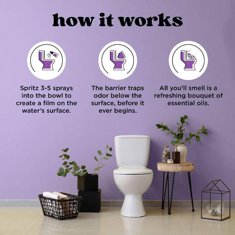 slide 10 of 24, Poo-Pourri Before-You-Go Lavender Vanilla and Citrus Toilet Spray, 1 ct