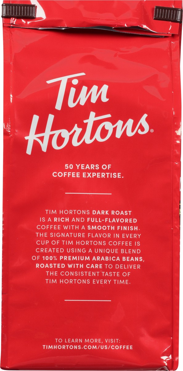 slide 13 of 13, Tim Hortons Ground Dark Roast Coffee - 12 oz, 12 oz