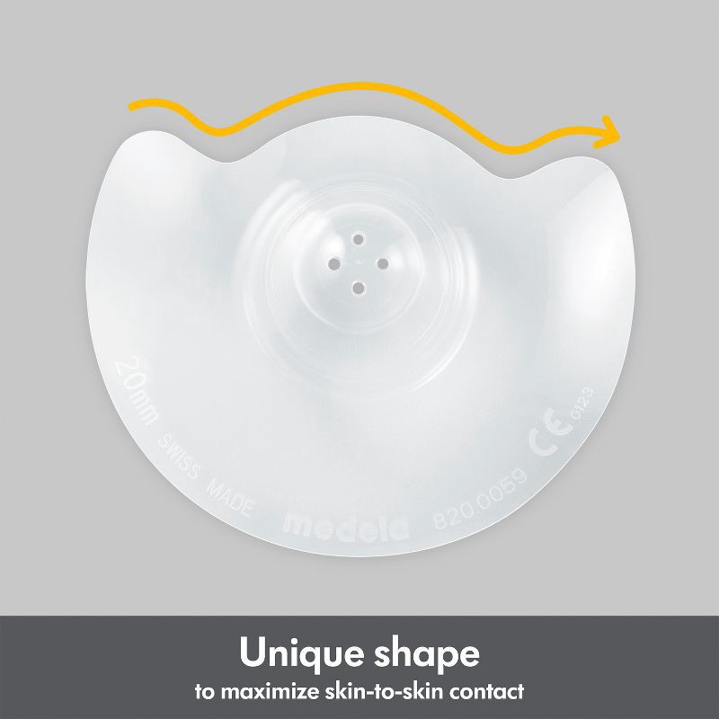 slide 5 of 6, Medela Contact Nipple Shields with Carrying Case - 24mm, 1 ct