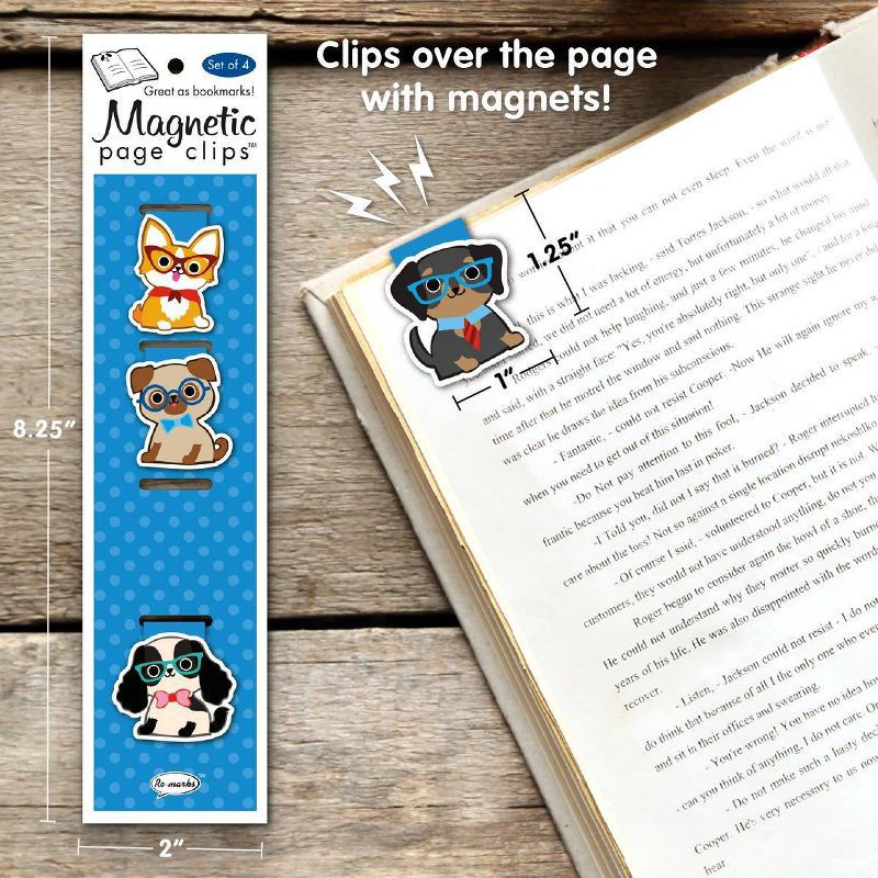 slide 3 of 4, Smart Dogs Donutella Page Clips, 1 ct