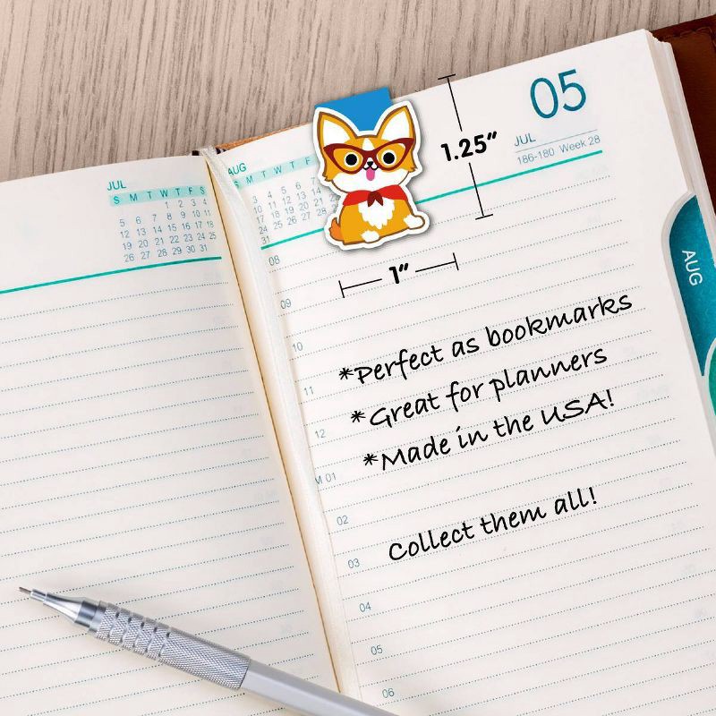 slide 4 of 4, Re-Marks Smart Dogs Donutella Page Clips, 1 ct