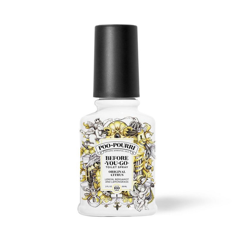 slide 1 of 16, Poo-Pourri Before-You-Go Original Citrus, Lemon, Bergamot and Lemongrass Toilet Spray, 1 ct