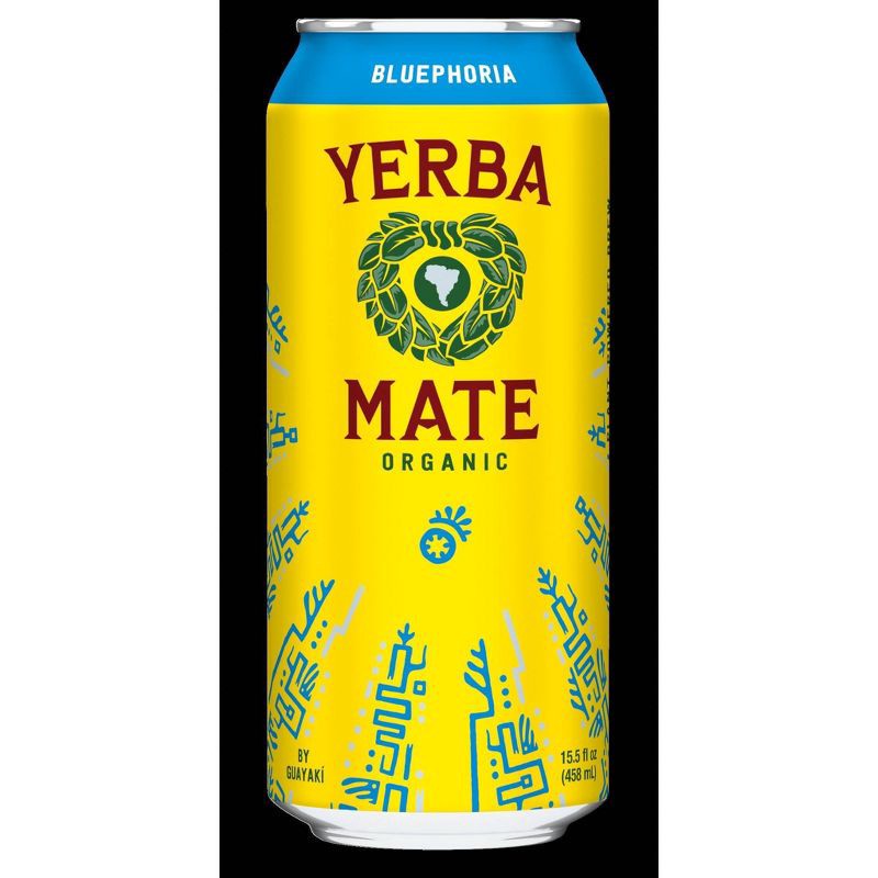 slide 1 of 2, Guayaki Yerba Mate Bluephoria - 15.5 fl oz Can, 15.5 fl oz