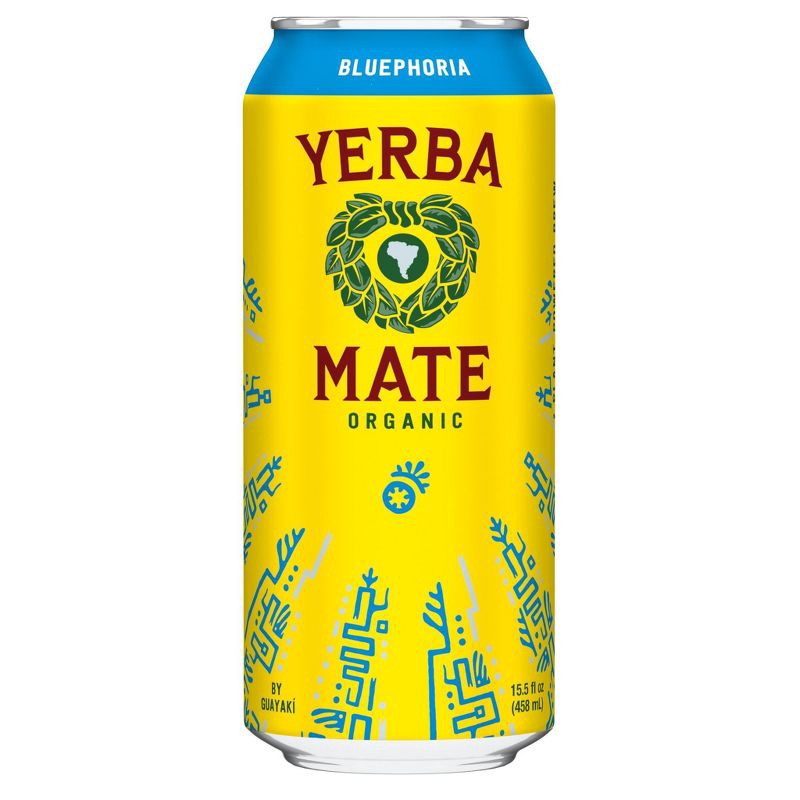 slide 1 of 2, Guayaki Yerba Mate Bluephoria - 15.5 fl oz Can, 15.5 fl oz