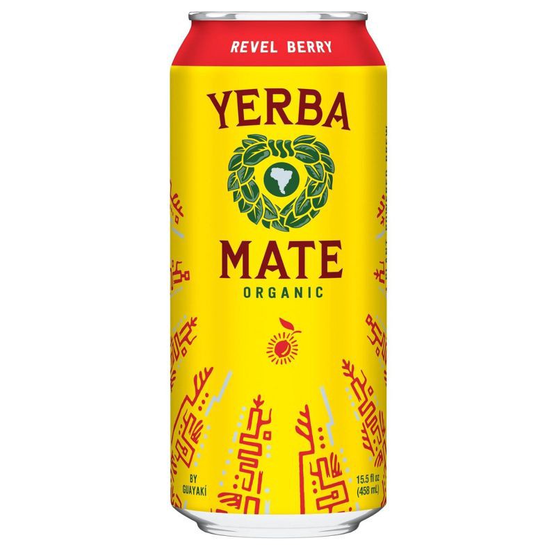 slide 1 of 2, Guayaki Yerba Mate Revel Berry - 15.5 fl oz Can, 15.5 fl oz