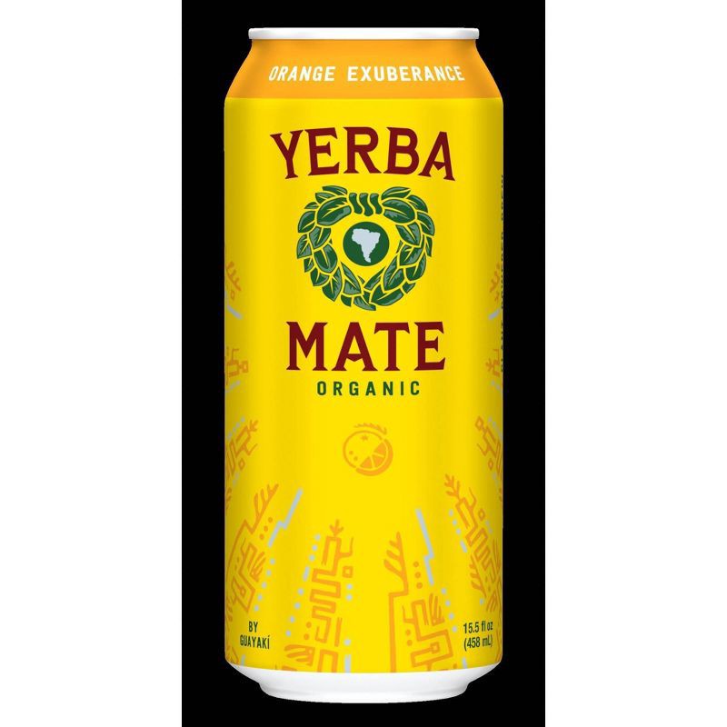 slide 1 of 2, Guayaki Yerba Mate Orange Exuberance - 15.5 fl oz Can, 15.5 fl oz