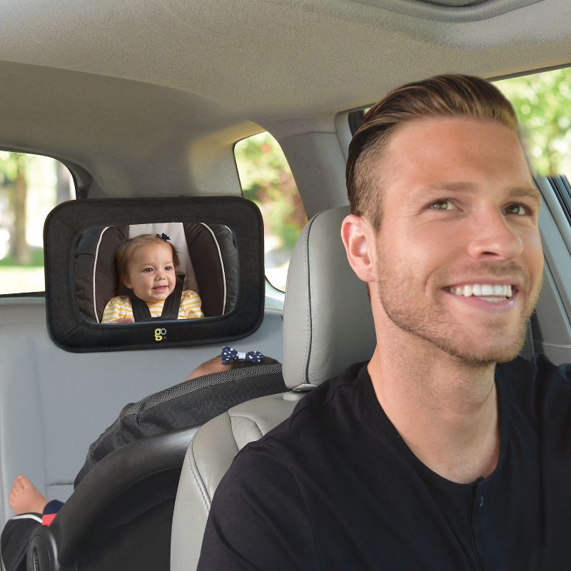 slide 2 of 4, Go by Goldbug Mirror For Rear And Forward Facing Car Seats, 1 ct
