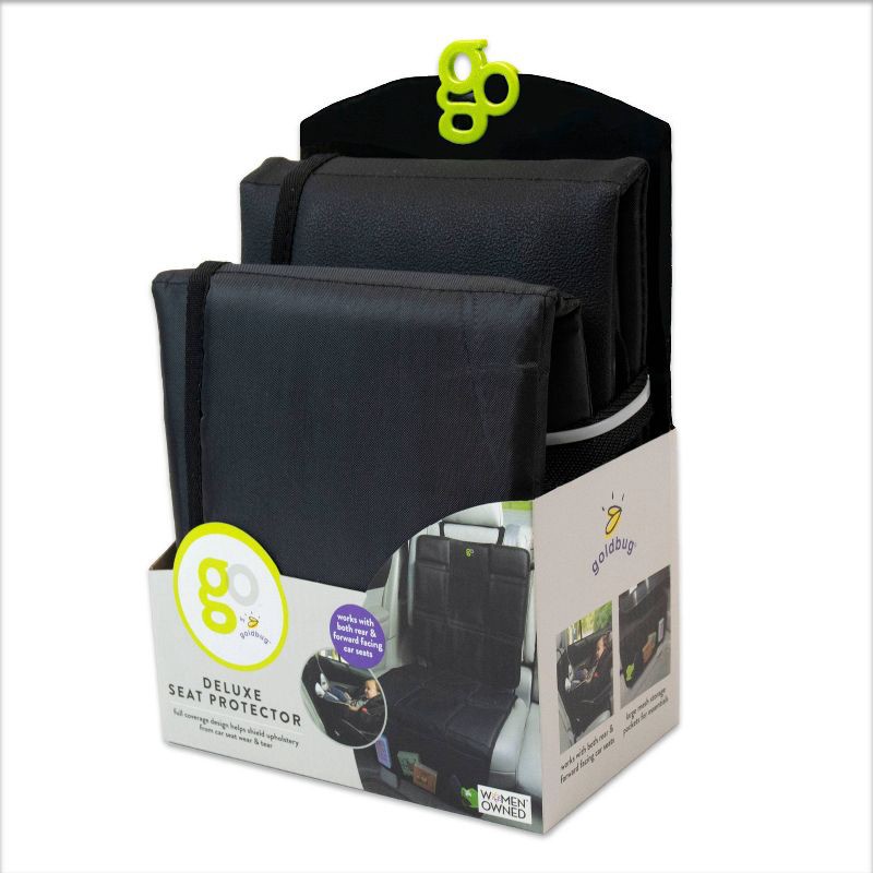 slide 3 of 6, Go by Goldbug Car Seat Protector For Rear And Forward Facing Kids', 1 ct