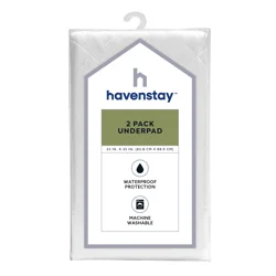 Havenstay 2Pk Waterproof Underpad