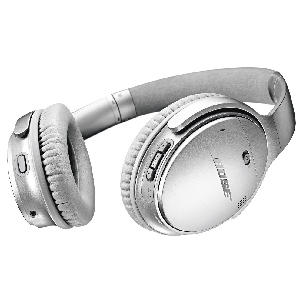 slide 3 of 6, Bose QuietComfort 35 Noise Cancelling Bluetooth Wireless Headphones II - Silver, 1 ct