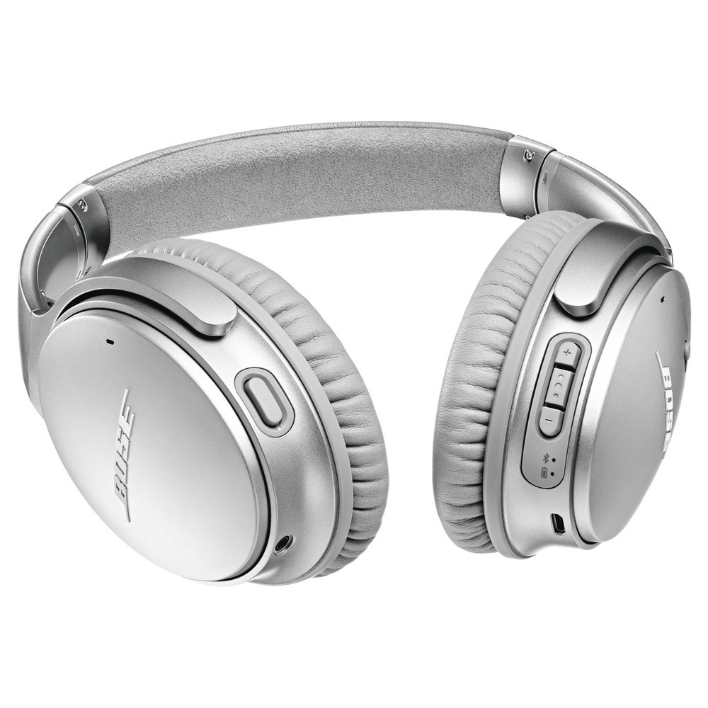 slide 4 of 6, Bose QuietComfort 35 Noise Cancelling Bluetooth Wireless Headphones II - Silver, 1 ct