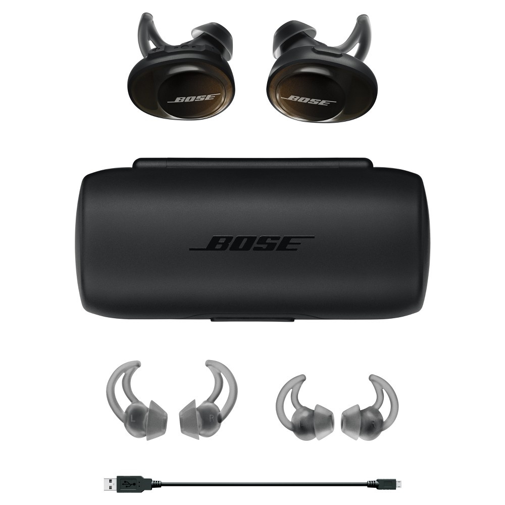 slide 6 of 7, Bose Soundsport Free Wireless Headphones - Black, 1 ct