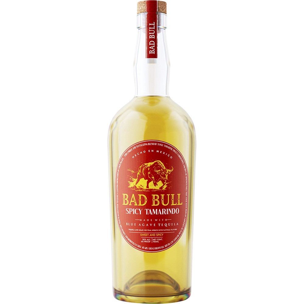 slide 1 of 1, Bad Bull Spicy Tamarindo Tequila, 750 ml