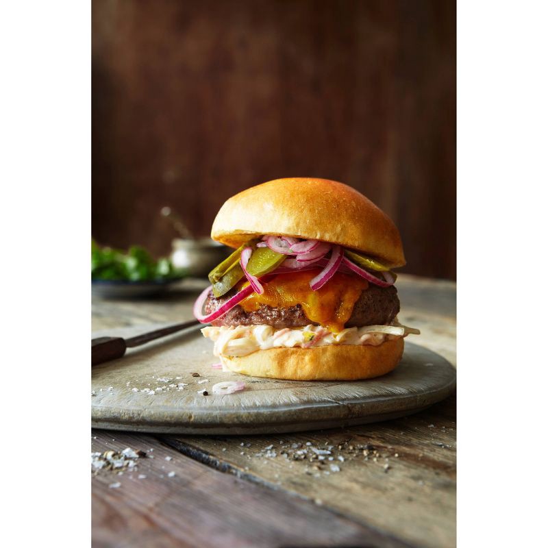 slide 9 of 11, St Pierre St. Pierre Brioche Burger Buns - 7oz/4ct, 4 ct; 7 oz