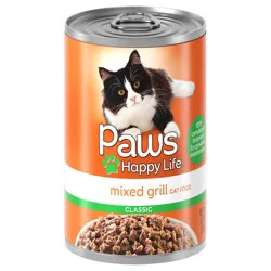 Paws Happy Life Classic Mixed Grill Cat Food 13.2 oz