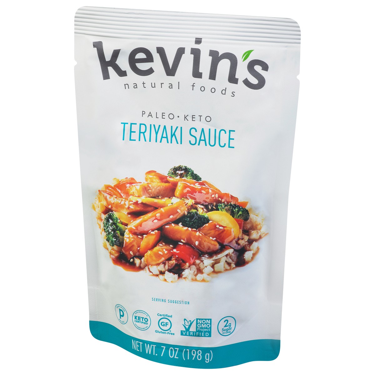 slide 6 of 12, Kevin's Natural Foods Teriyaki Sauce 7 oz Pouch, 7 oz