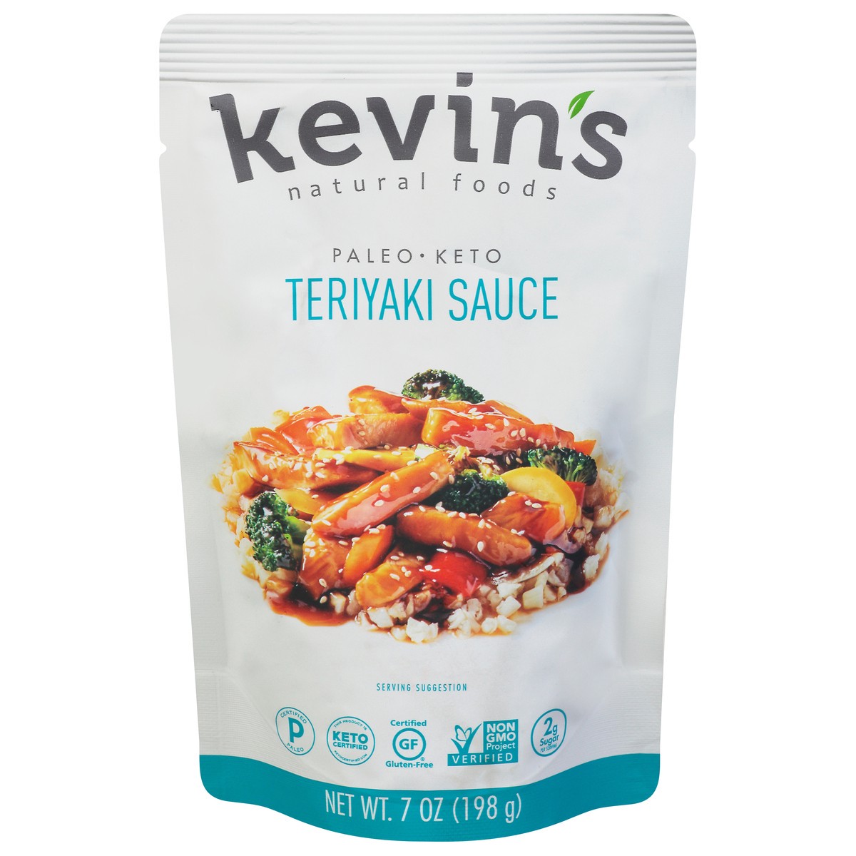 slide 9 of 12, Kevin's Natural Foods Teriyaki Sauce 7 oz Pouch, 7 oz