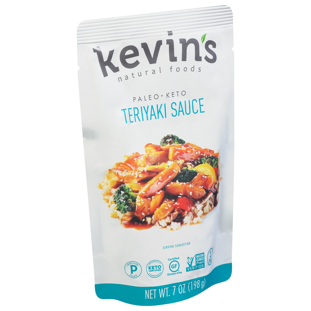 slide 11 of 12, Kevin's Natural Foods Teriyaki Sauce 7 oz Pouch, 7 oz