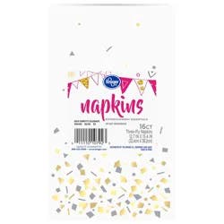 Kroger Gold Confetti Paper Napkins
