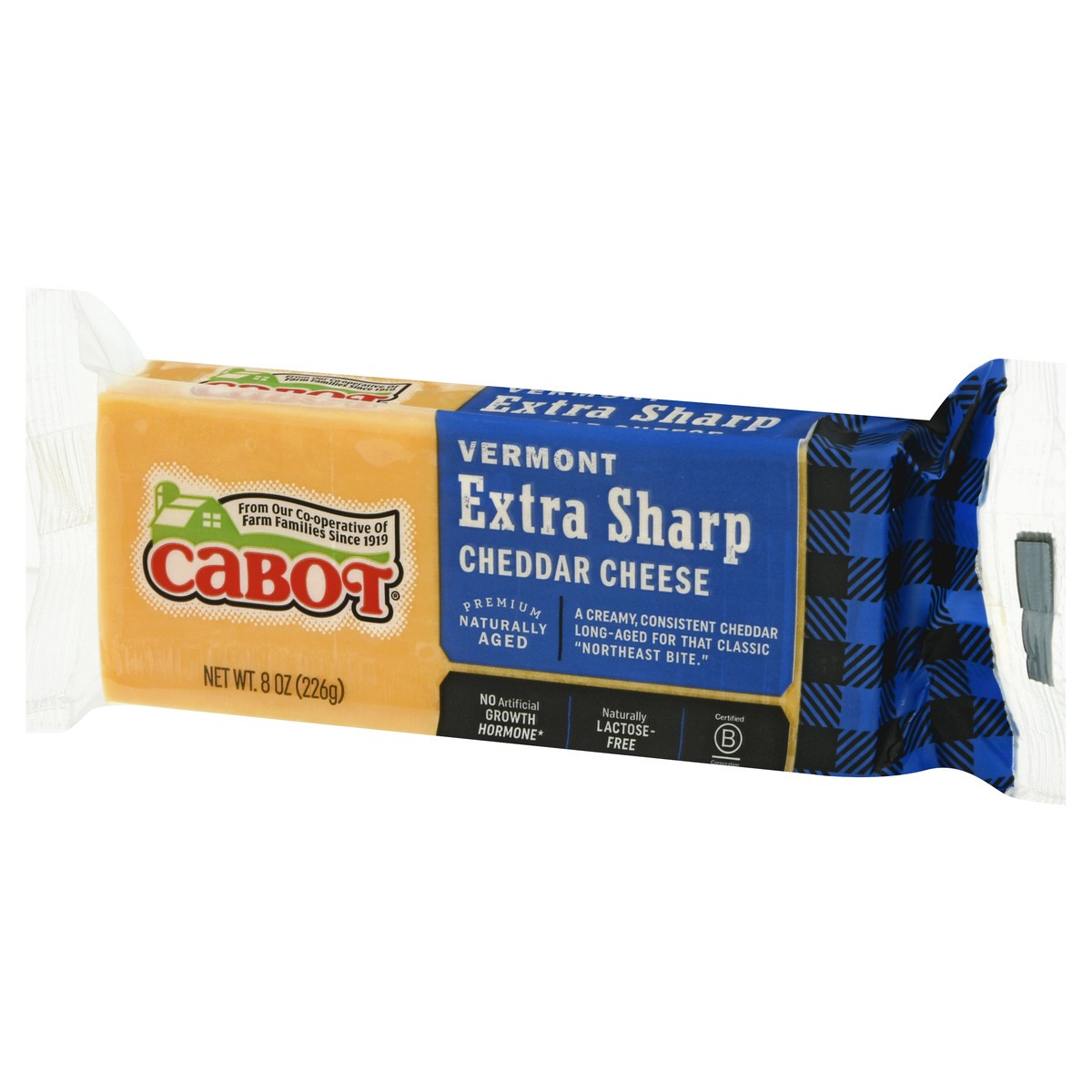 slide 3 of 10, Cabot Vermont Extra Sharp Cheddar Cheese 8 oz, 8 oz