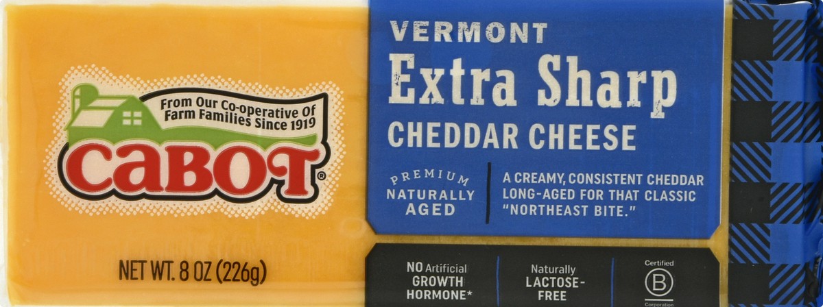 slide 9 of 10, Cabot Vermont Extra Sharp Cheddar Cheese 8 oz, 8 oz