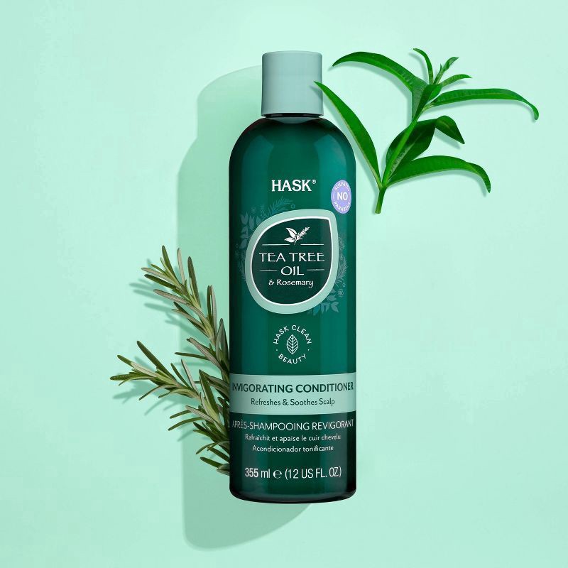 slide 4 of 4, Hask Tea Tree Oil & Rosemary Invigorating Conditioner, 12 oz