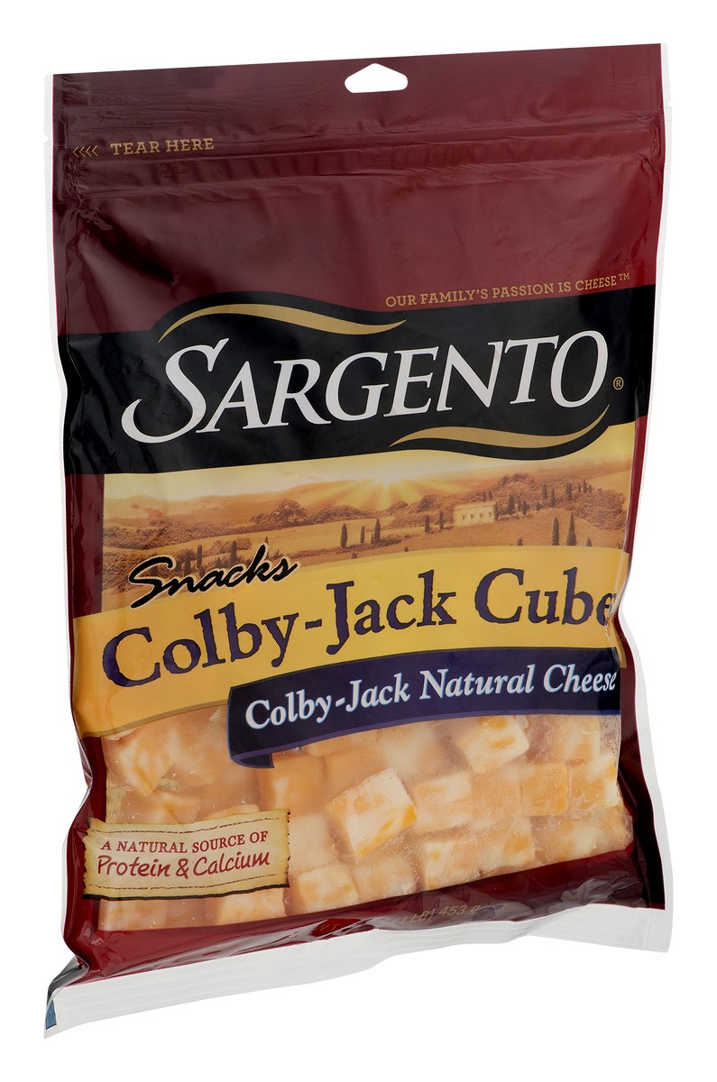 slide 4 of 9, Sargento Cubes Colby Jack, 16 oz