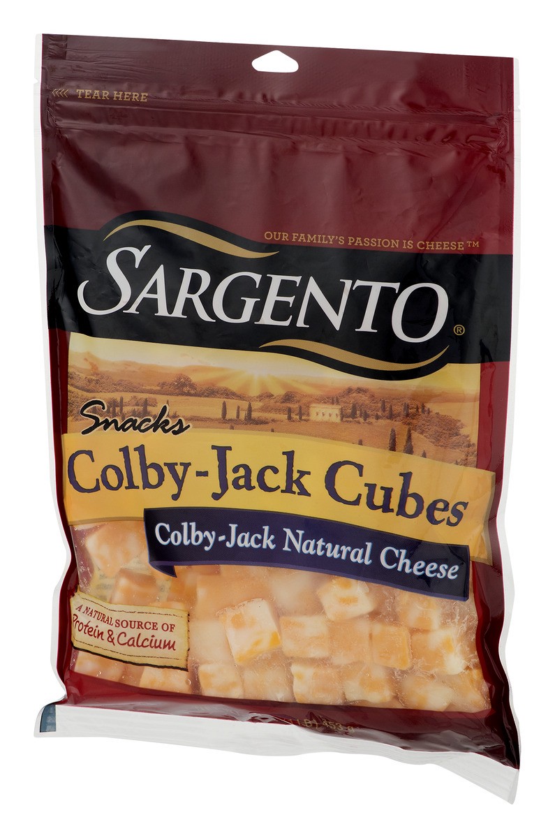 slide 5 of 9, Sargento Cubes Colby Jack, 16 oz