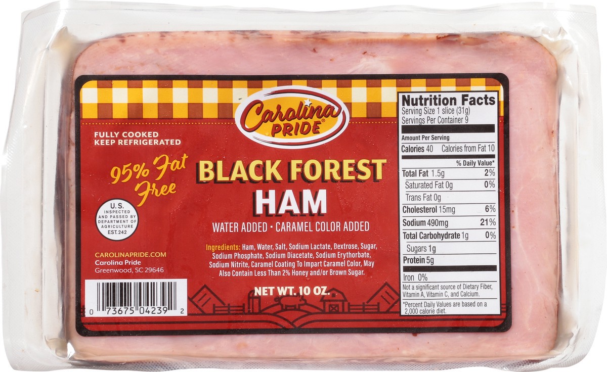slide 7 of 9, Carolina Pride Black Forest Ham 10 oz, 10 oz