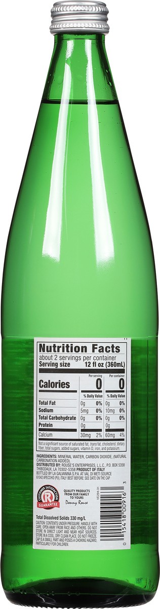 slide 7 of 9, Rouses Markets Italian Sparkling Mineral Water - 25.4 fl oz, 25.4 fl oz