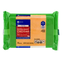 SE Grocers Chunk Extra Sharp Cheddar Natural Cheese