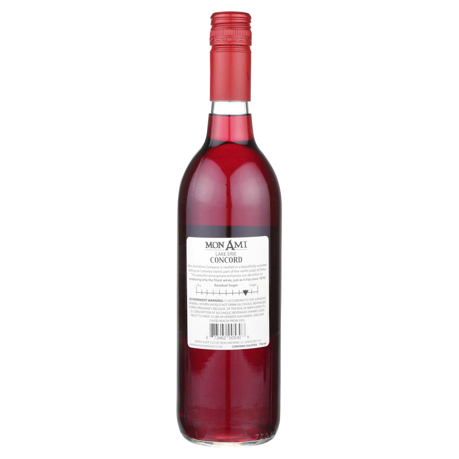 slide 5 of 5, Mon Ami Winery Concord 750 ml, 750 ml