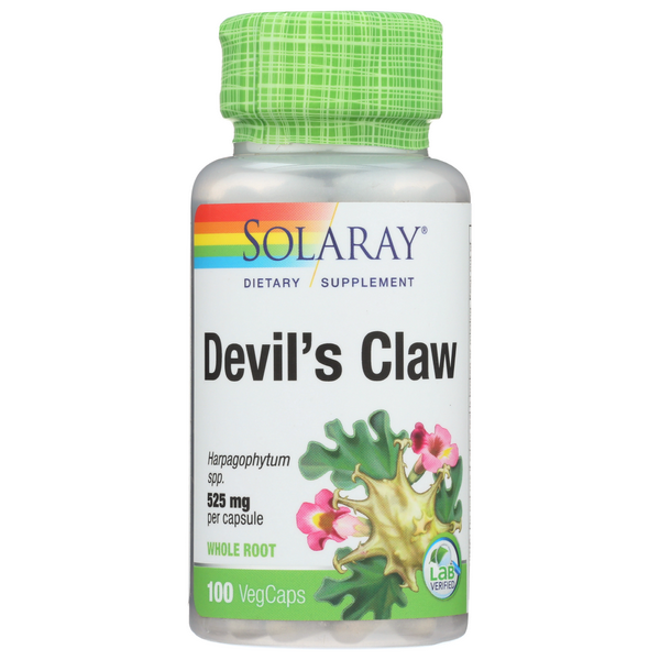 slide 1 of 1, Solaray Devils Claw, 1 ct