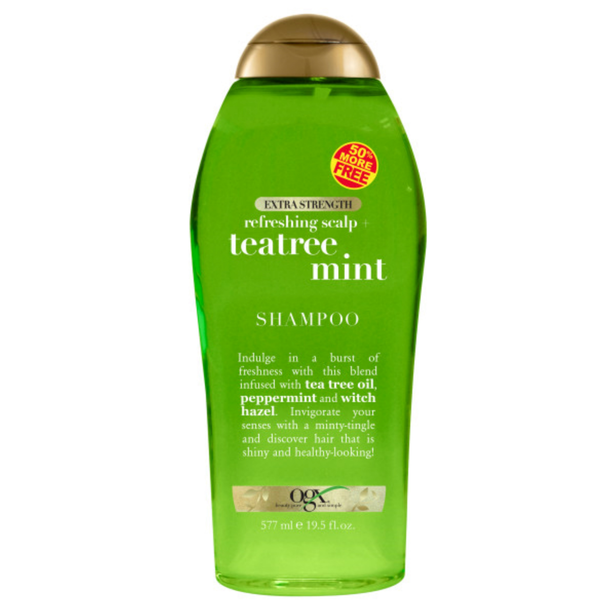 slide 1 of 21, OGX Refreshing Scalp Teatree Mint Shampoo, 25.4 fl oz