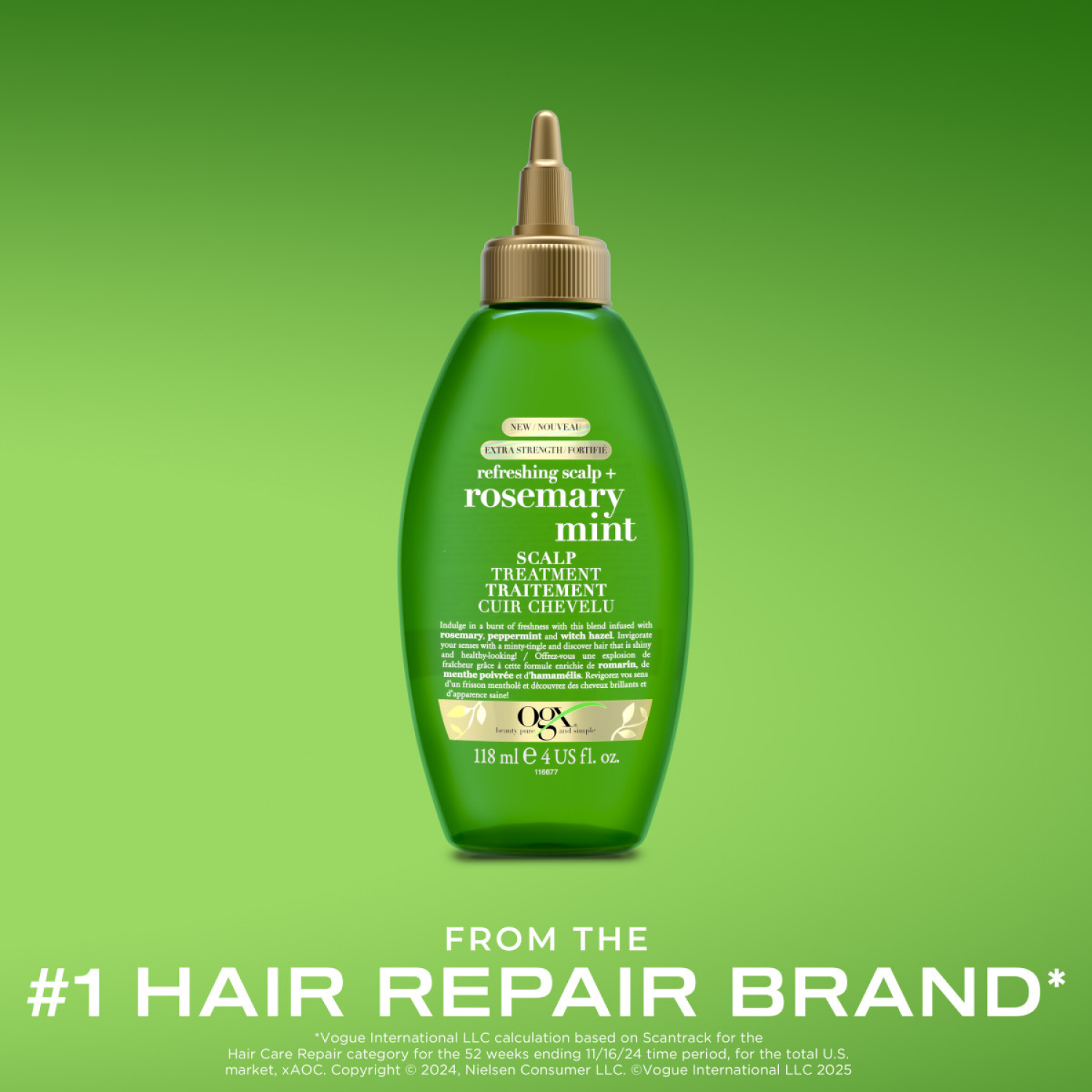 slide 7 of 8, Ogx Extra Strength Rosemary Mint Scalp Treatment, 4 Oz, 4 oz