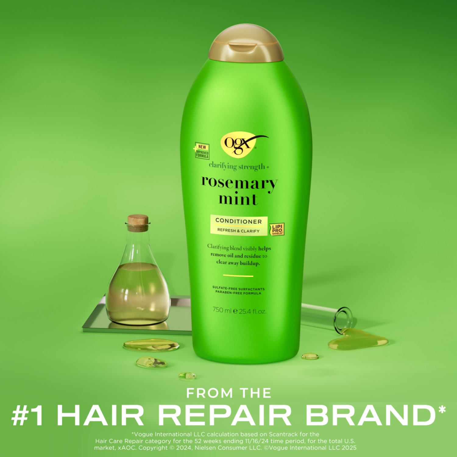 slide 7 of 8, OGX® Rosemary Mint Conditioner, 25.4 fl oz