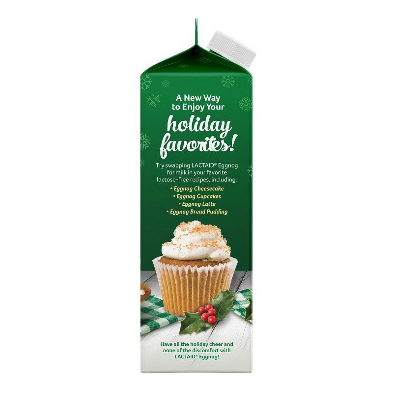 slide 3 of 6, Lactaid Lactose Free Eggnog - 1qt, 1 qt