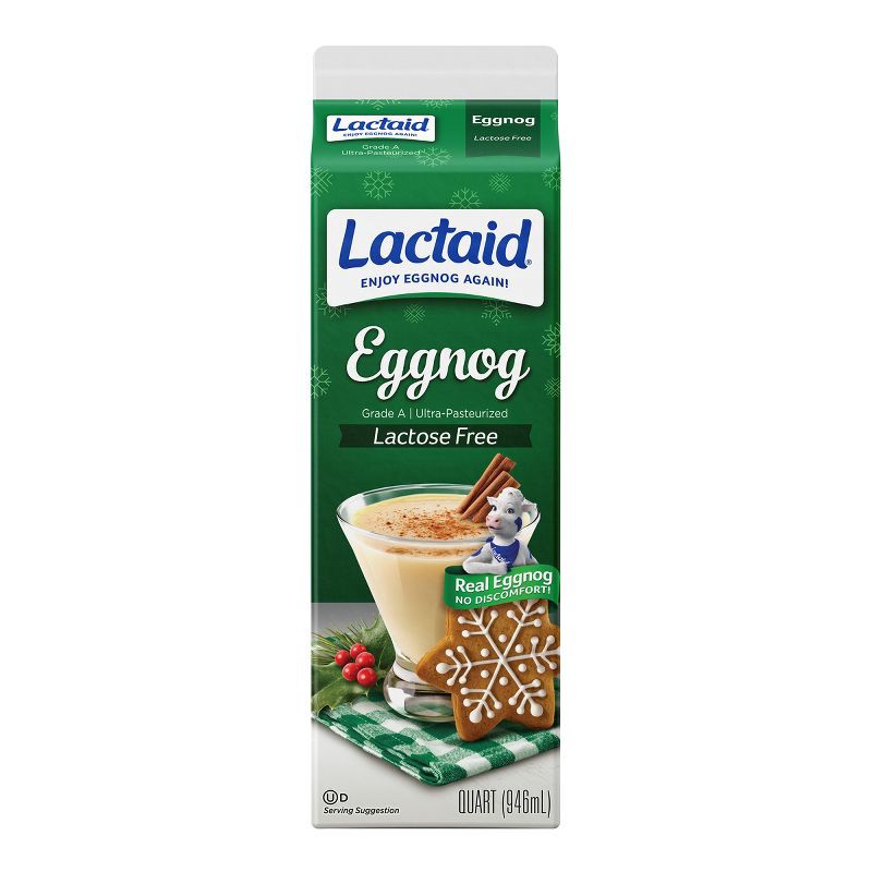 slide 4 of 6, Lactaid Lactose Free Eggnog - 1qt, 1 qt