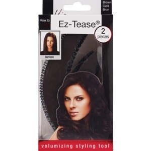 slide 1 of 1, Mia  Mia Ez Tease Volumizing Styling Tool Brown, 2 ct