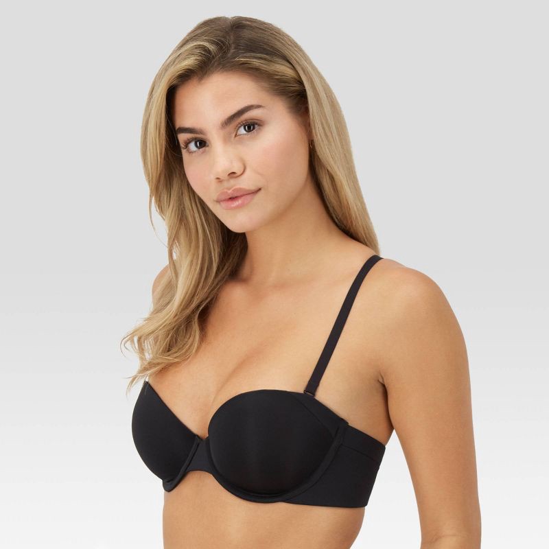 Maidenform Self Expressions Women's Side Smoothing Strapless Bra Se6900 -  Black 40d : Target
