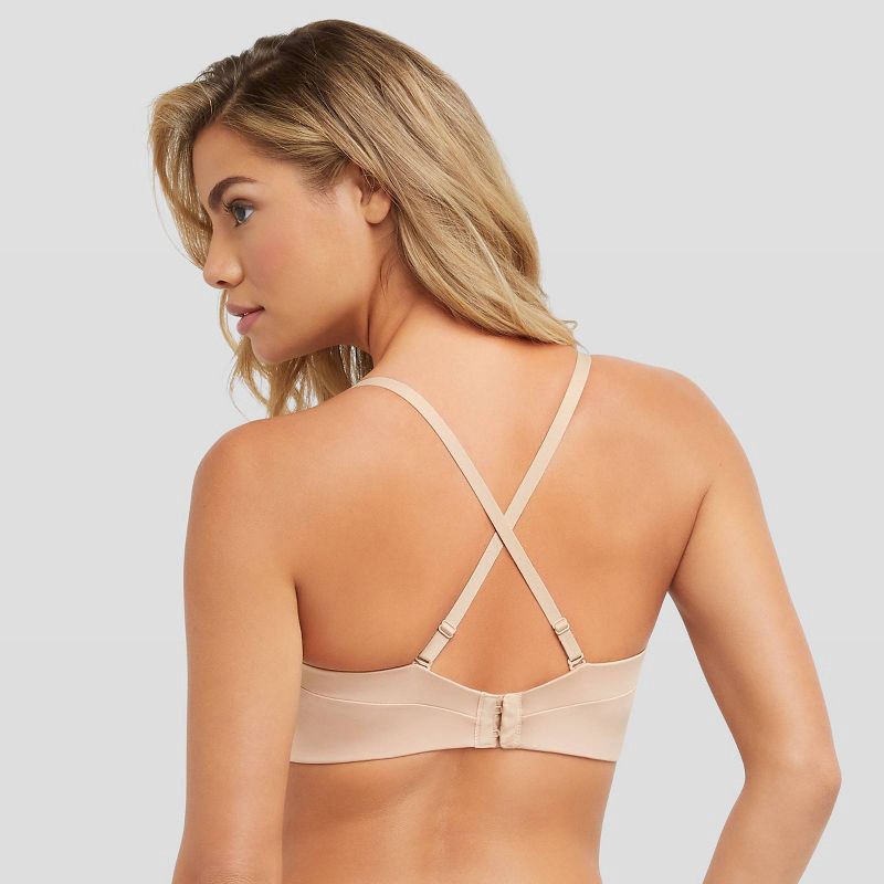 slide 8 of 8, Maidenform Self Expressions Women's Side Smoothing Strapless Bra SE6900 - Beige 34A: Lightly Lined, Underwire, 1 ct