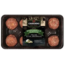 Carando Mozzarella Rustica Meatball - 16oz/8ct